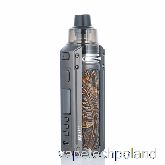 Vape Polska Zagubiony Vape Ursa Quest 100w Zestaw Pod Mod Gunmetal/skóra Ukiran